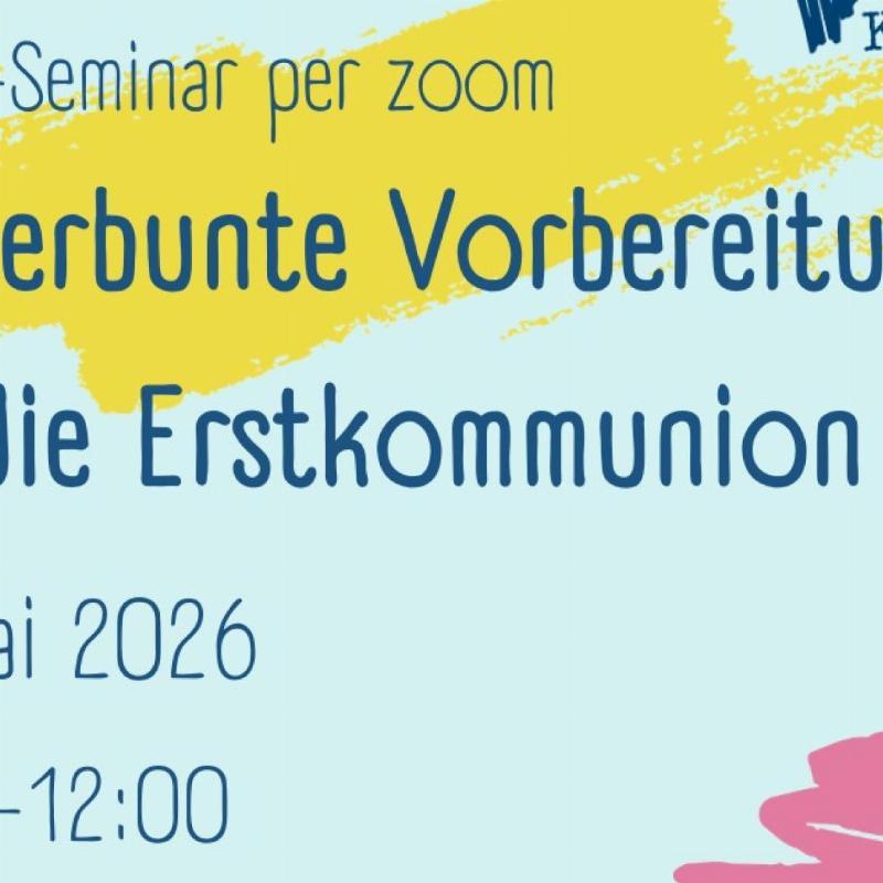 Kunterbunte Vorbereitung auf die Erstkommunion