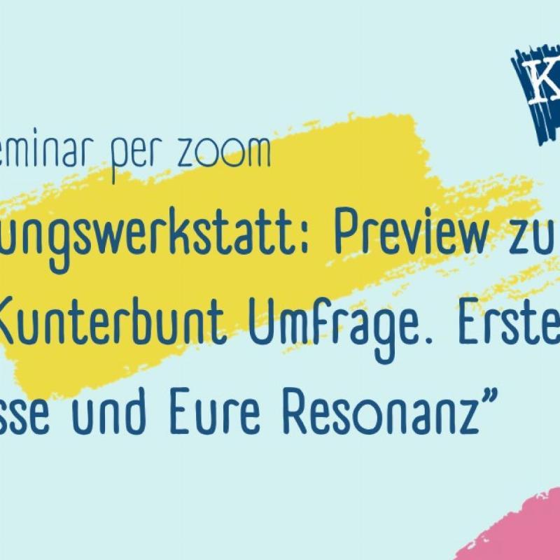 Forschungswerkstatt: Preview zur Kirche Kunterbunt Umfrage. Erste Ergebnisse und Eure Resonanz